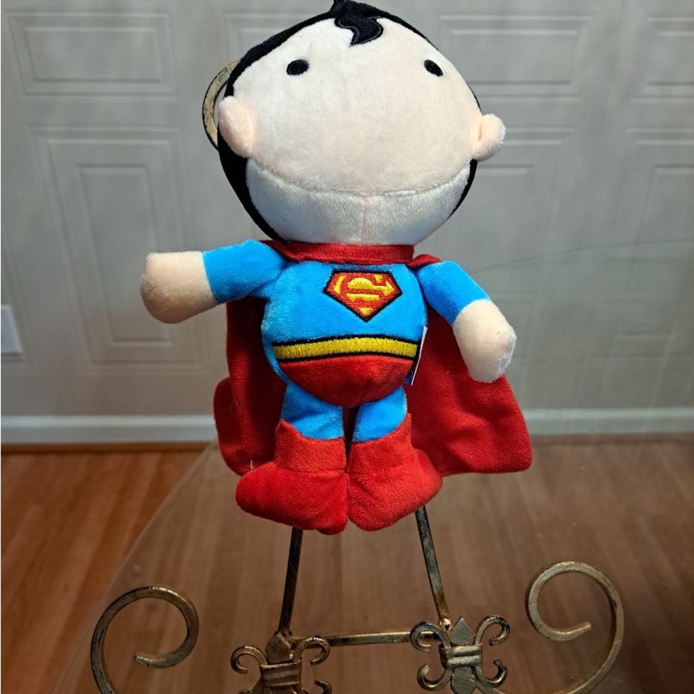 Brand New Superman Dog Toy 9” With Squeaker.